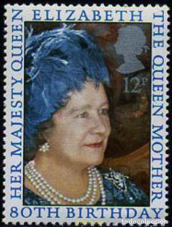Briefmarken: 142289 MNH GRAN BRETA&Ntilde;A 1980 80 ANIVERSARIO DE LA REINA ISABEL