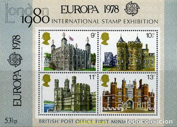 Timbres: 211626 MNH GRAN BRETA&Ntilde;A 1978 PALACIOS Y CASTILLOS DE GRAN BRETA&Ntilde;A