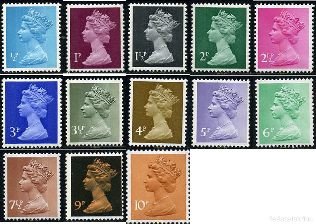 Briefmarken: 142090 MNH GRAN BRETA&Ntilde;A 1971 ISABEL II