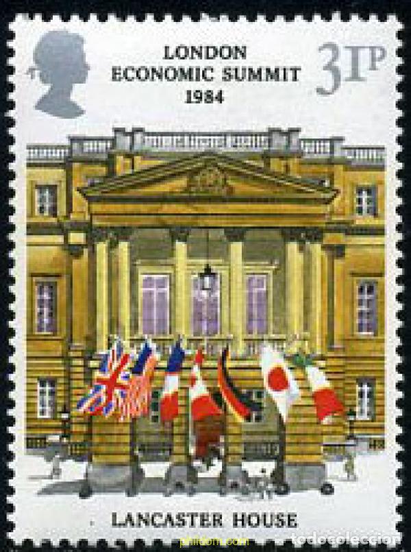 Sellos: 142338 MNH GRAN BRETA&Ntilde;A 1984 CUMBRE ECONOMICA DE LONDRES