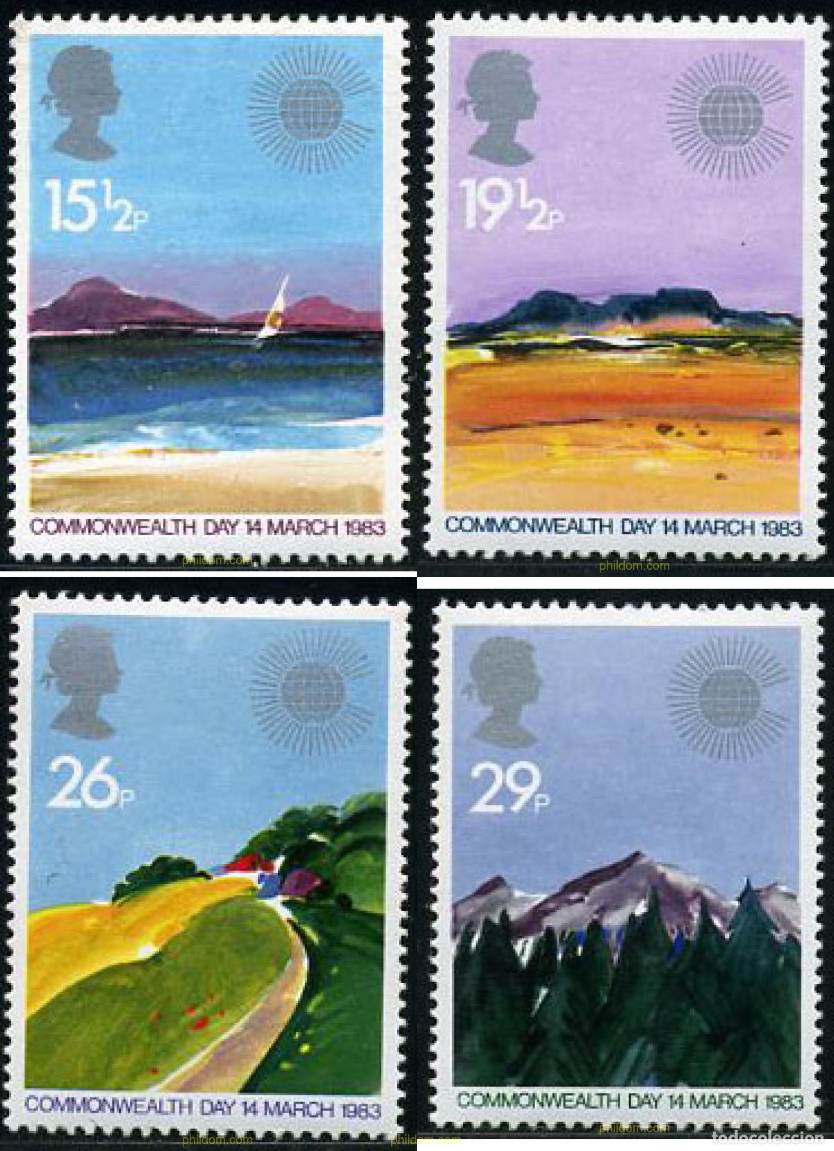 Sellos: 142322 MNH GRAN BRETA&Ntilde;A 1983 DIA DE LA COMMONWEALTH