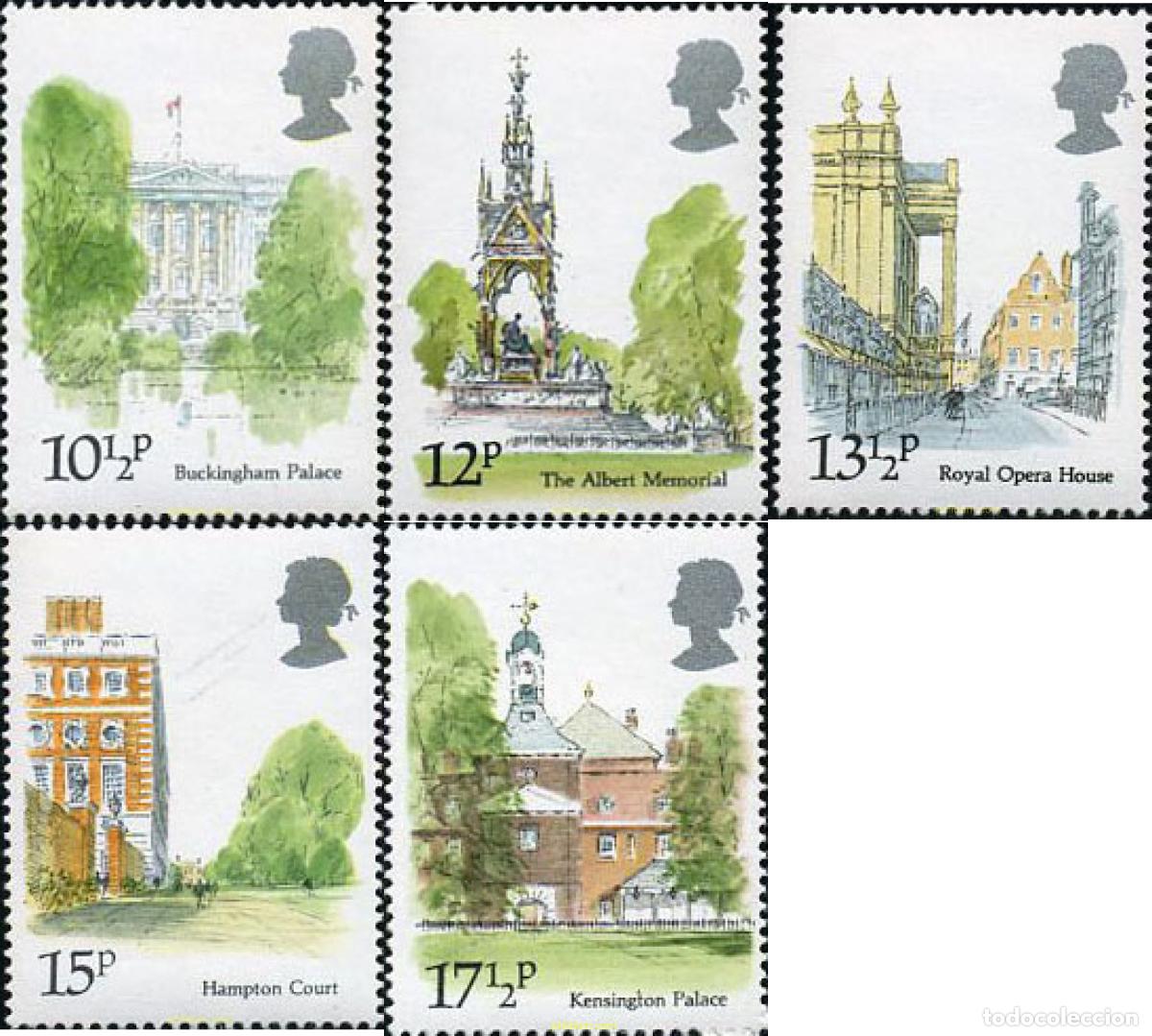 Sellos: 142288 MNH GRAN BRETA&Ntilde;A 1980 MONUMENTOS HISTORICOS DE LONDRES