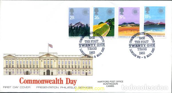 Sellos: 244684 MNH GRAN BRETA&Ntilde;A 1983 DIA DE LA COMMONWEALTH