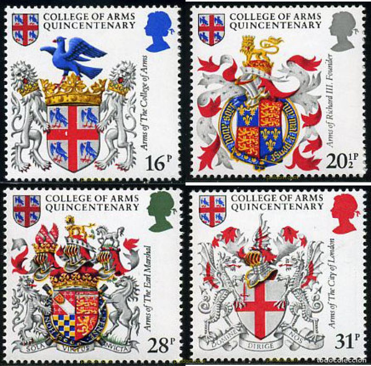 Sellos: 142333 MNH GRAN BRETA&Ntilde;A 1984 HERALDICA