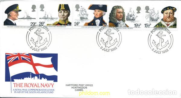 Sellos: 244677 MNH GRAN BRETA&Ntilde;A 1982 PATRIMONIO MARITIMO