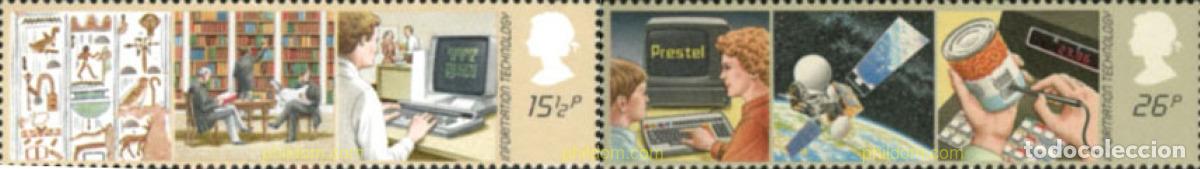 Sellos: 142315 MNH GRAN BRETA&Ntilde;A 1982 A&Ntilde;O DE LA INFORMACION