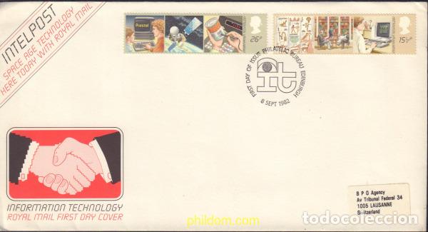 Sellos: 576534 MNH GRAN BRETA&Ntilde;A 1982 A&Ntilde;O DE LA INFORMACION