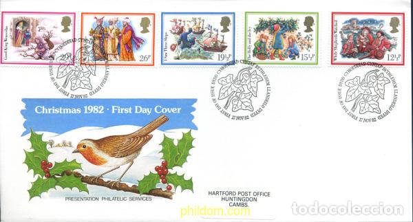 Sellos: 244681 MNH GRAN BRETA&Ntilde;A 1982 NAVIDAD