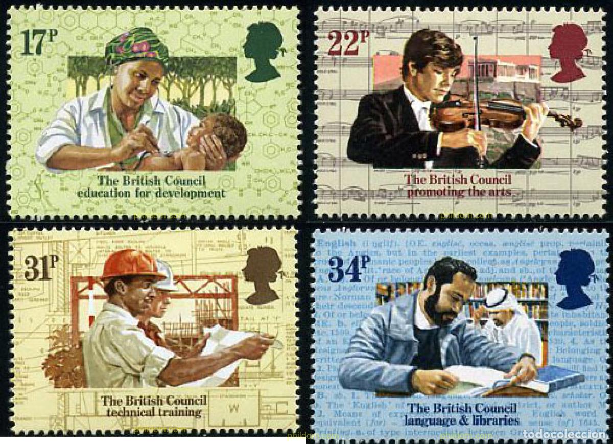 Sellos: 142341 MNH GRAN BRETA&Ntilde;A 1984 50 ANIVERSARIO DEL BRITISH COUNCIL