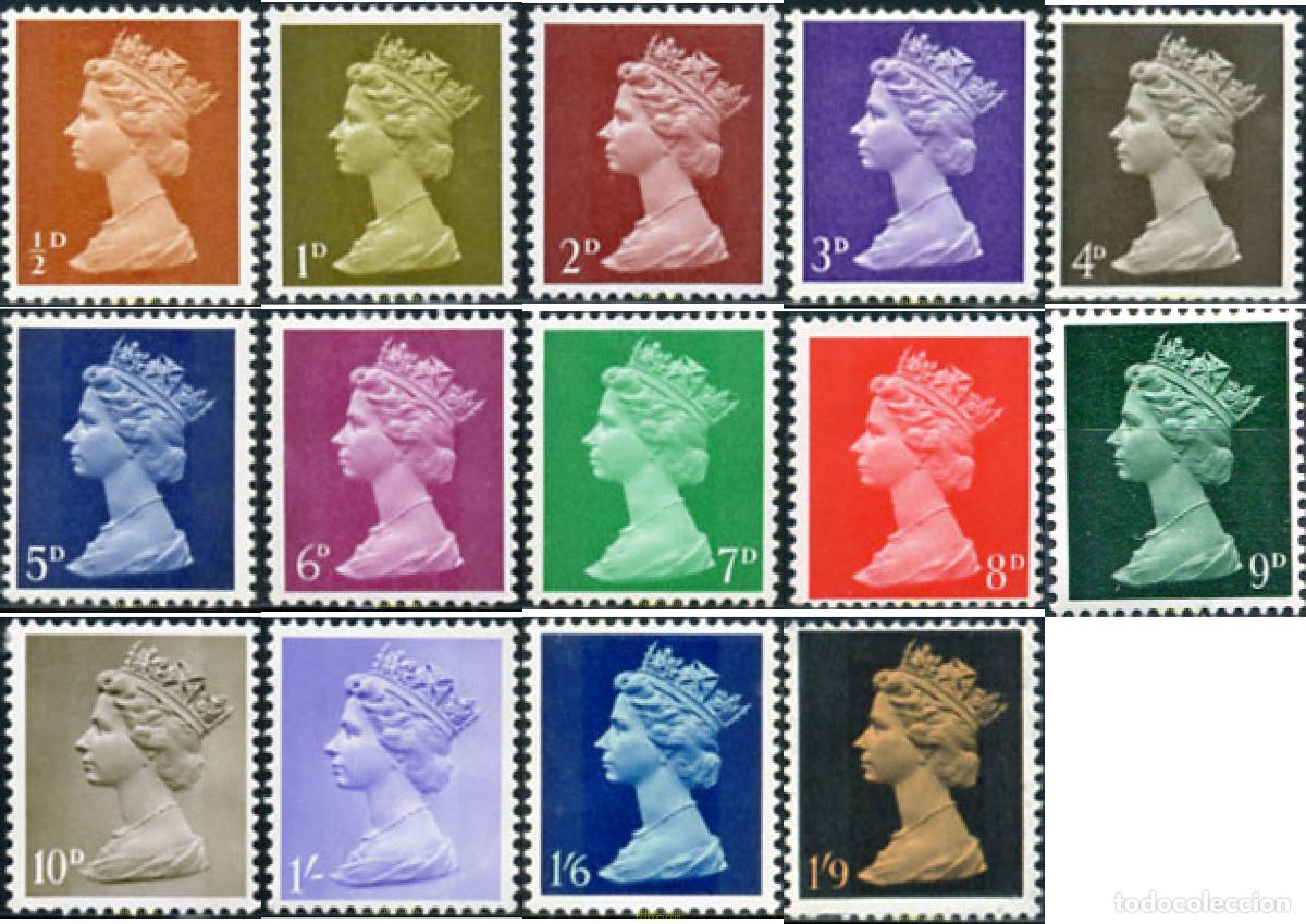 Sellos: 141985 MNH GRAN BRETA&Ntilde;A 1967 ISABEL II