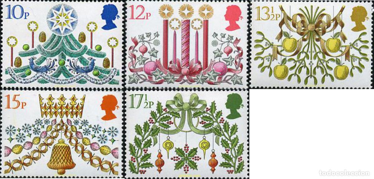 Sellos: 142293 MNH GRAN BRETA&Ntilde;A 1980 NAVIDAD