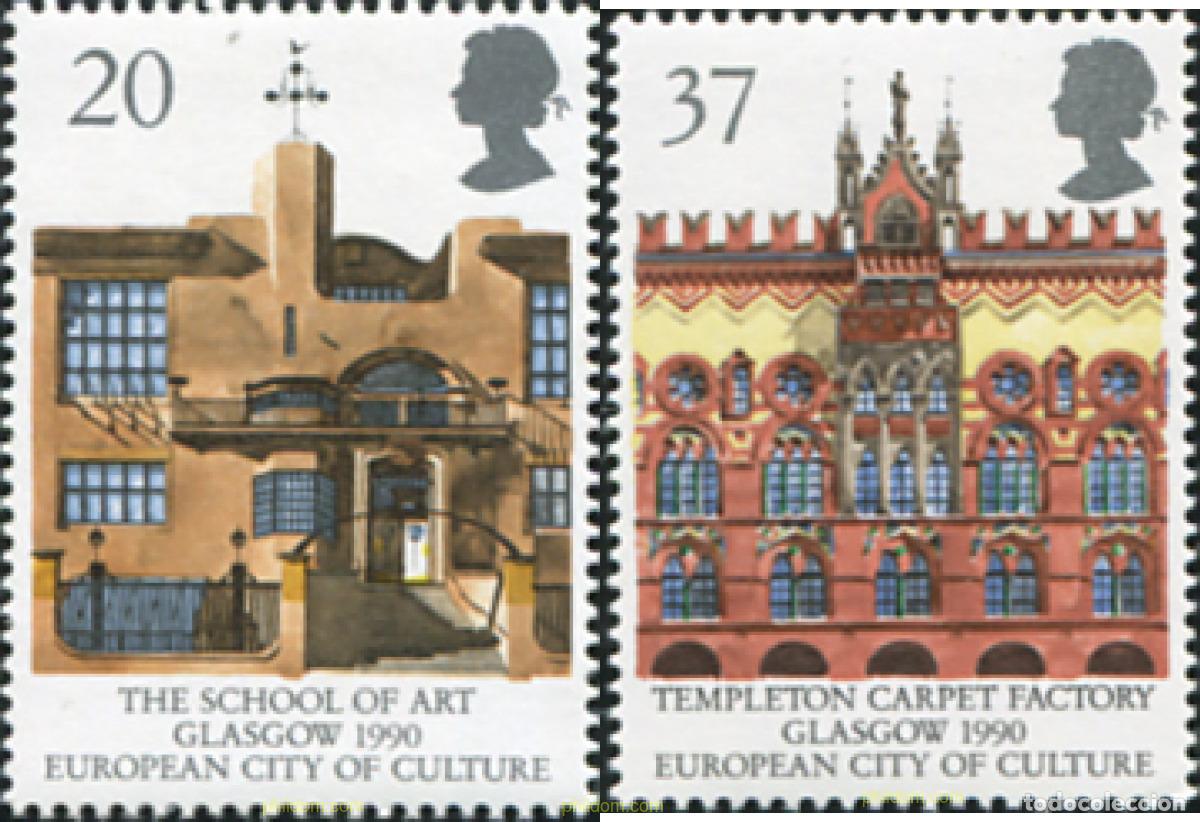 Sellos: 142393 MNH GRAN BRETA&Ntilde;A 1990 CIUDAD EUROPEA DE LA CULTURA 1990