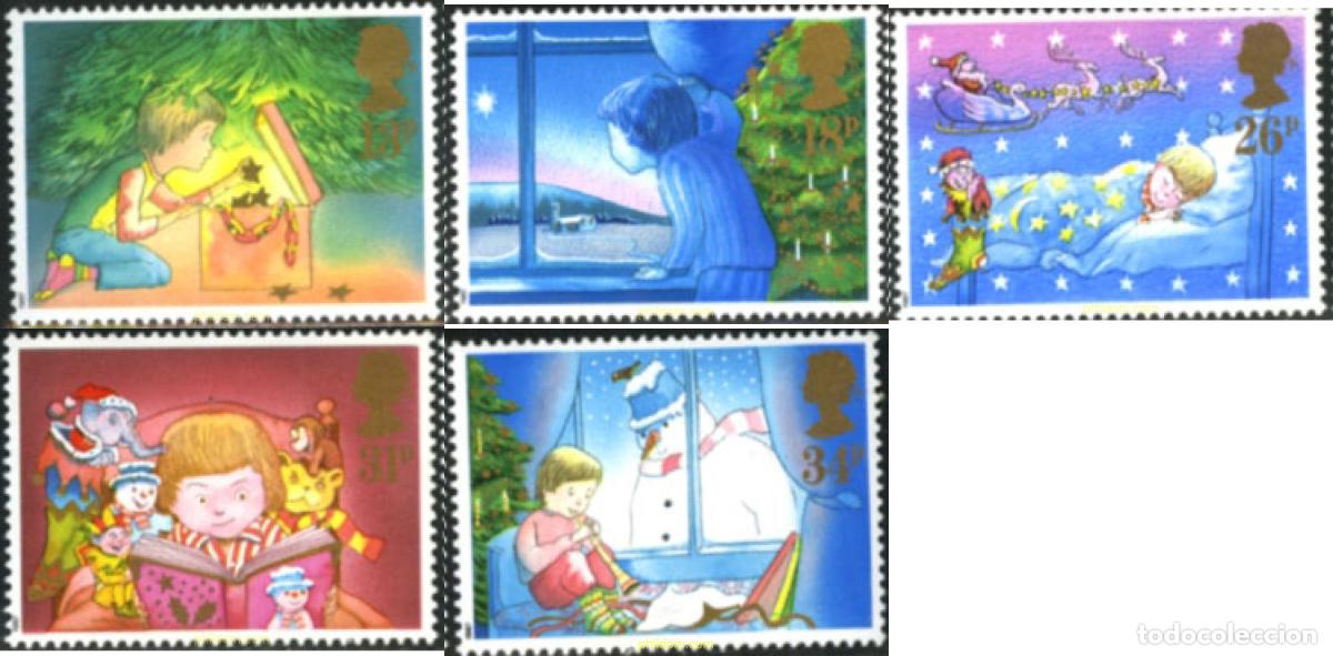 Sellos: 142374 MNH GRAN BRETA&Ntilde;A 1987 NAVIDAD