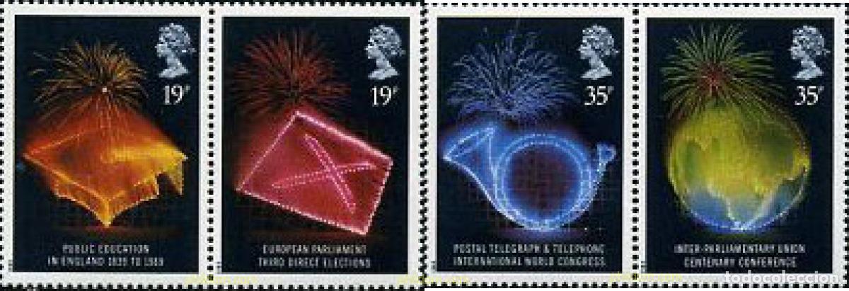 Sellos: 142389 MNH GRAN BRETA&Ntilde;A 1989 ANIVERSARIOS Y ACONTECIMIENTOS