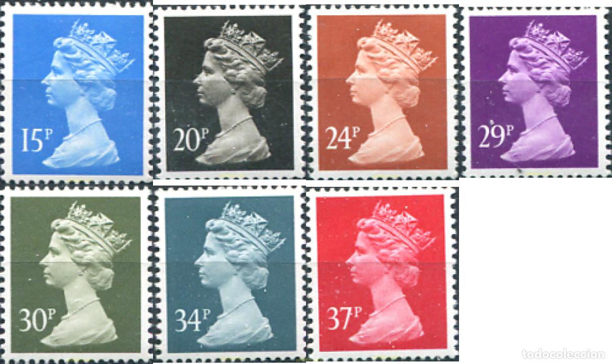 Sellos: 142390 MNH GRAN BRETA&Ntilde;A 1989 ISABEL II