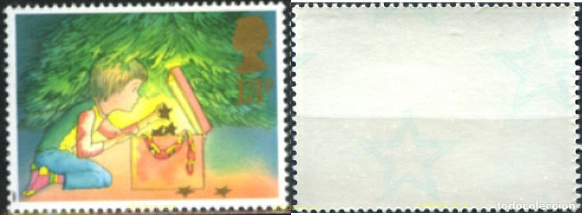 Sellos: 240004 MNH GRAN BRETA&Ntilde;A 1987 NAVIDAD