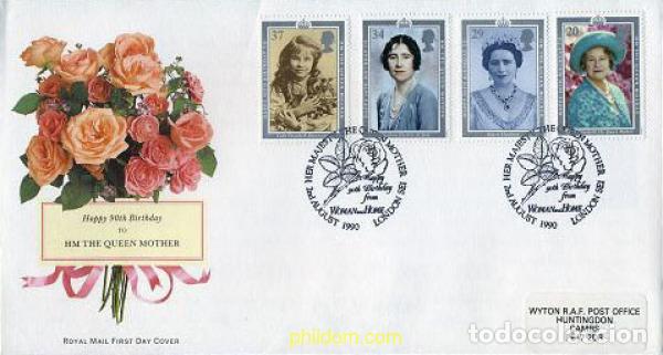 Sellos: 208902 MNH GRAN BRETA&Ntilde;A 1990 90 ANIVERSARIO DE LA REINA MADRE