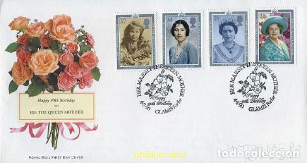 Sellos: 208903 MNH GRAN BRETA&Ntilde;A 1990 90 ANIVERSARIO DE LA REINA MADRE