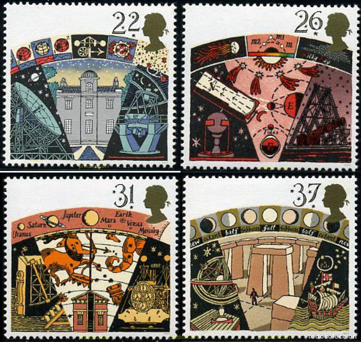 Sellos: 142403 MNH GRAN BRETA&Ntilde;A 1990 BICENTENARIO DEL OBSERVATORIO D'ARMAGH