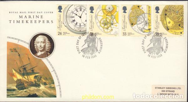 Briefmarken: 445886 MNH GRAN BRETA&Ntilde;A 1993 300 ANIVERSARIO DEL NACIMIENTO DE JOHN HARRISON