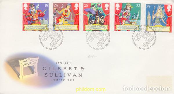 Briefmarken: 445882 MNH GRAN BRETA&Ntilde;A 1992 150 ANIVERSARIO DEL NACIMIENTO DEL COMPOSITOR SIR ARTHUR SULLIVAN
