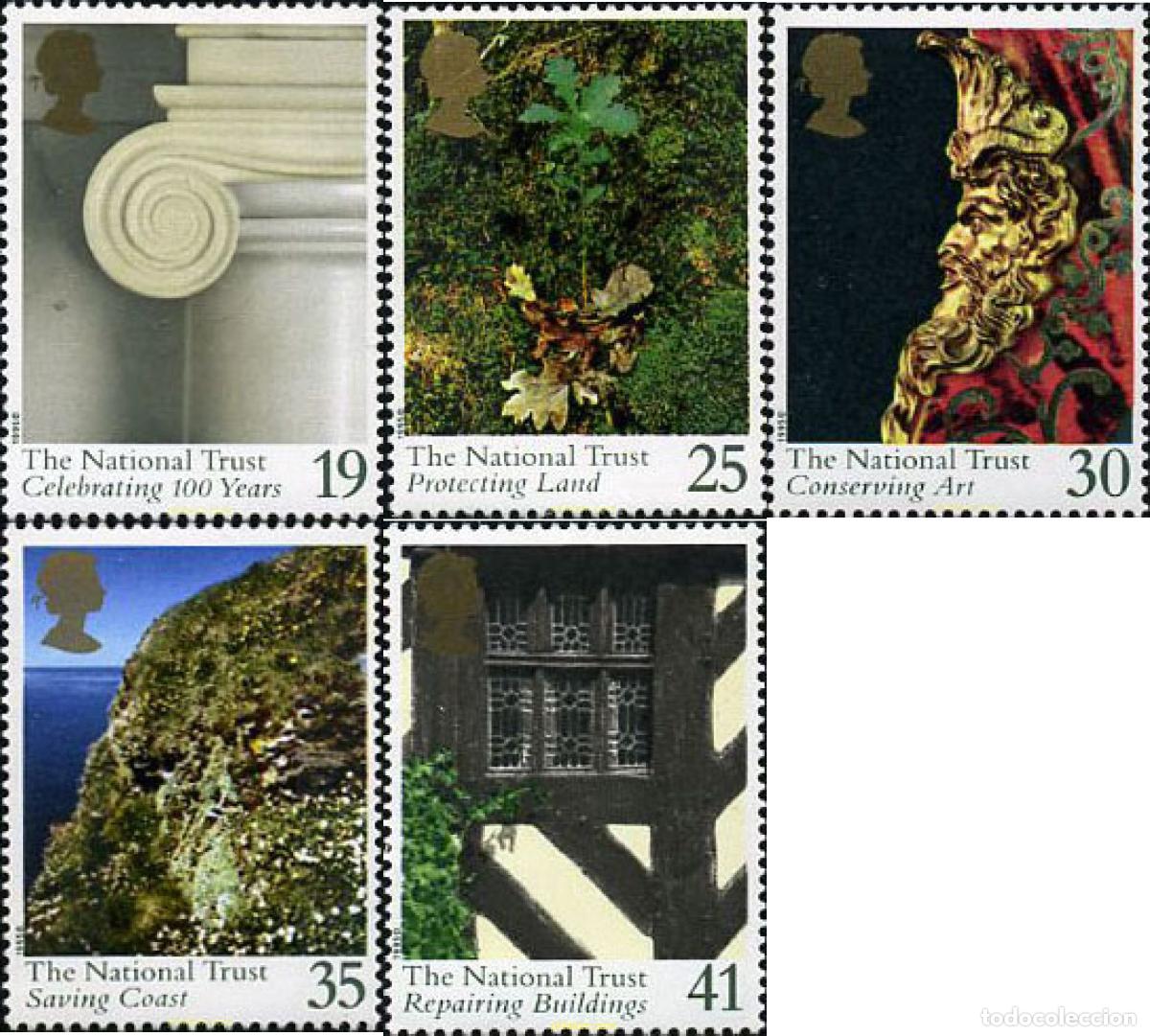 Briefmarken: 142423 MNH GRAN BRETA&Ntilde;A 1995 100 ANIVERSARIO DEL NATIONAL TRUST