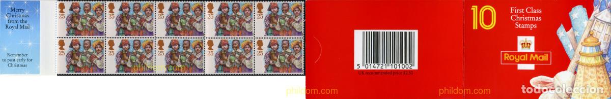 Sellos: 327456 MNH GRAN BRETA&Ntilde;A 1994 NAVIDAD