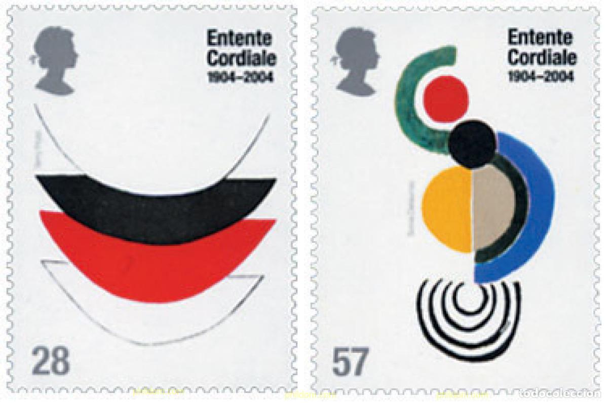 Sellos: 142470 MNH GRAN BRETA&Ntilde;A 2004 100 ANIVERSARIO DEL ENTENTE CORDIALE