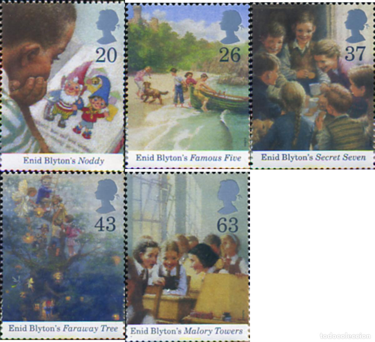 Sellos: 142442 MNH GRAN BRETA&Ntilde;A 1997 CENTENARIO DEL NACIMIENTO DE ENID BLYTON