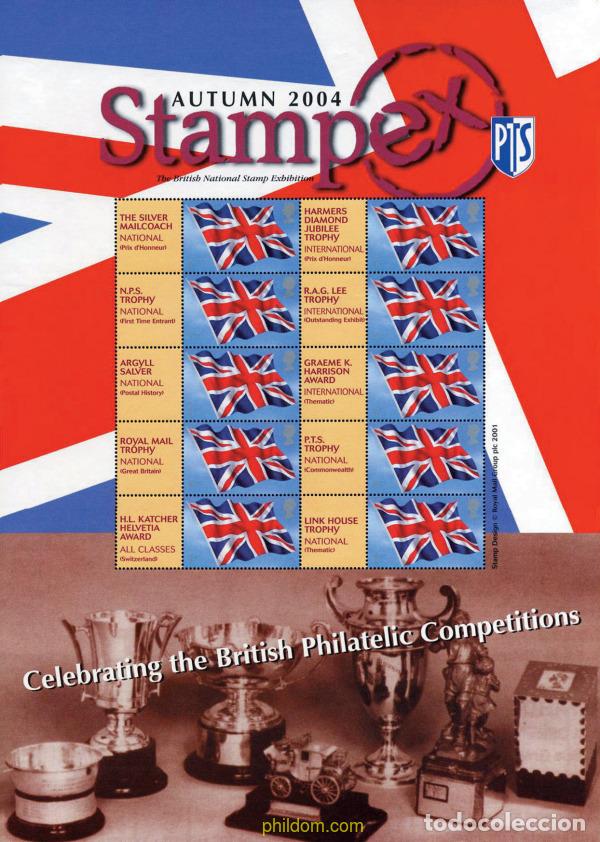 Sellos: 148852 MNH GRAN BRETA&Ntilde;A 2001 CENTENARIO DE LAS BANDERAS DE LA ROYAL NAVY
