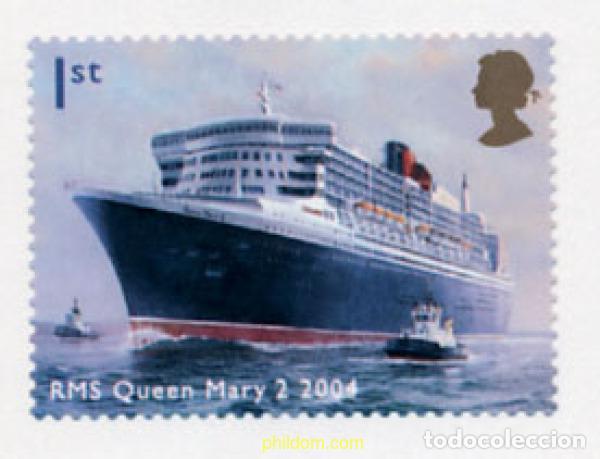 Sellos: 142489 MNH GRAN BRETA&Ntilde;A 2004 PAQUEBOTES