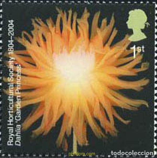 Sellos: 326727 MNH GRAN BRETA&Ntilde;A 2004 BICENTENARIO DE LA SOCIEDAD REAL DE HORTICULTURA