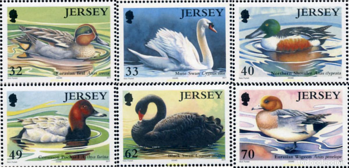 Sellos: 144221 MNH JERSEY 2004 PATOS Y CISNES