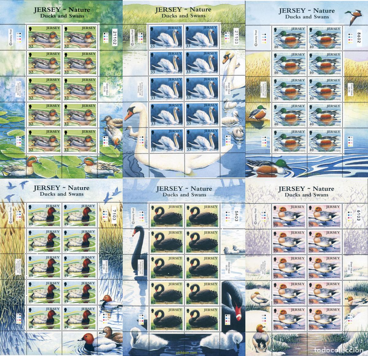 Sellos: 144222 MNH JERSEY 2004 PATOS Y CISNES