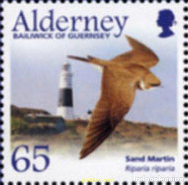 Sellos: 673527 MNH ALDERNEY 2004 AVES MIGRATORIAS