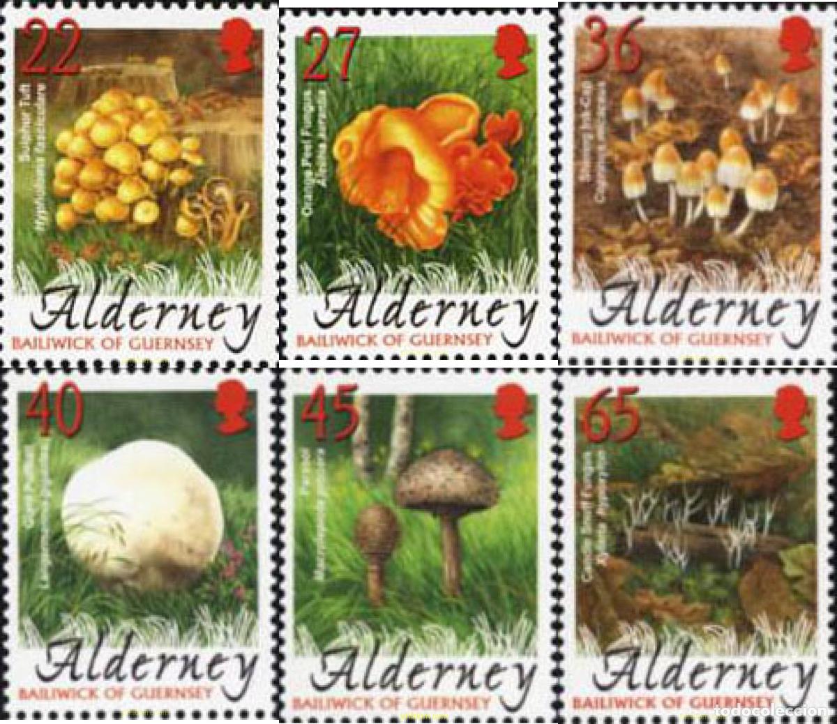 Sellos: 148873 MNH ALDERNEY 2004 SETAS