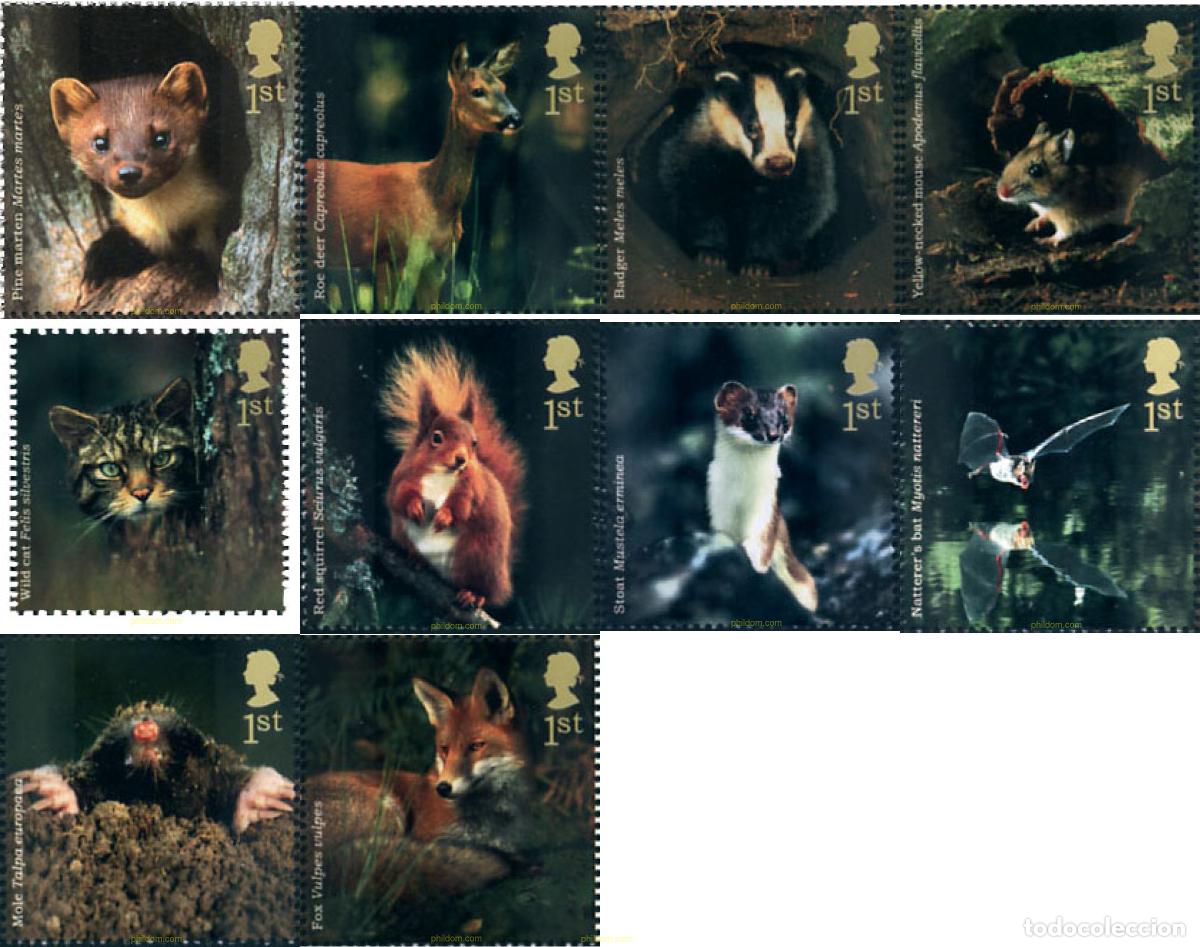 Sellos: 151766 MNH GRAN BRETA&Ntilde;A 2004 FAUNA