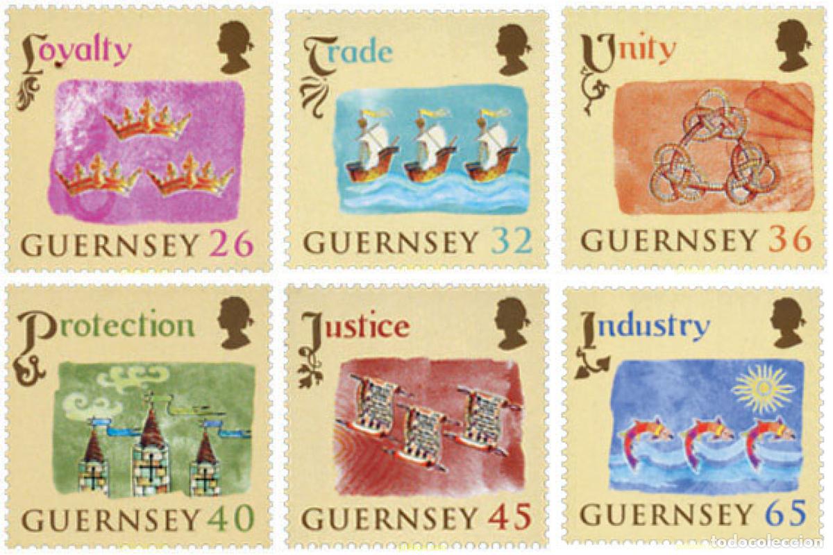 Sellos: 151870 MNH GUERNSEY 2004 800 A&Ntilde;OS DE LEALTAD A LA CORONA BRITANICA
