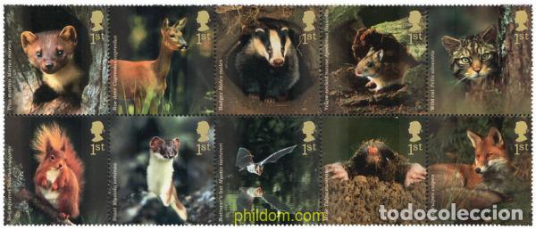 Sellos: 151767 MNH GRAN BRETA&Ntilde;A 2004 FAUNA