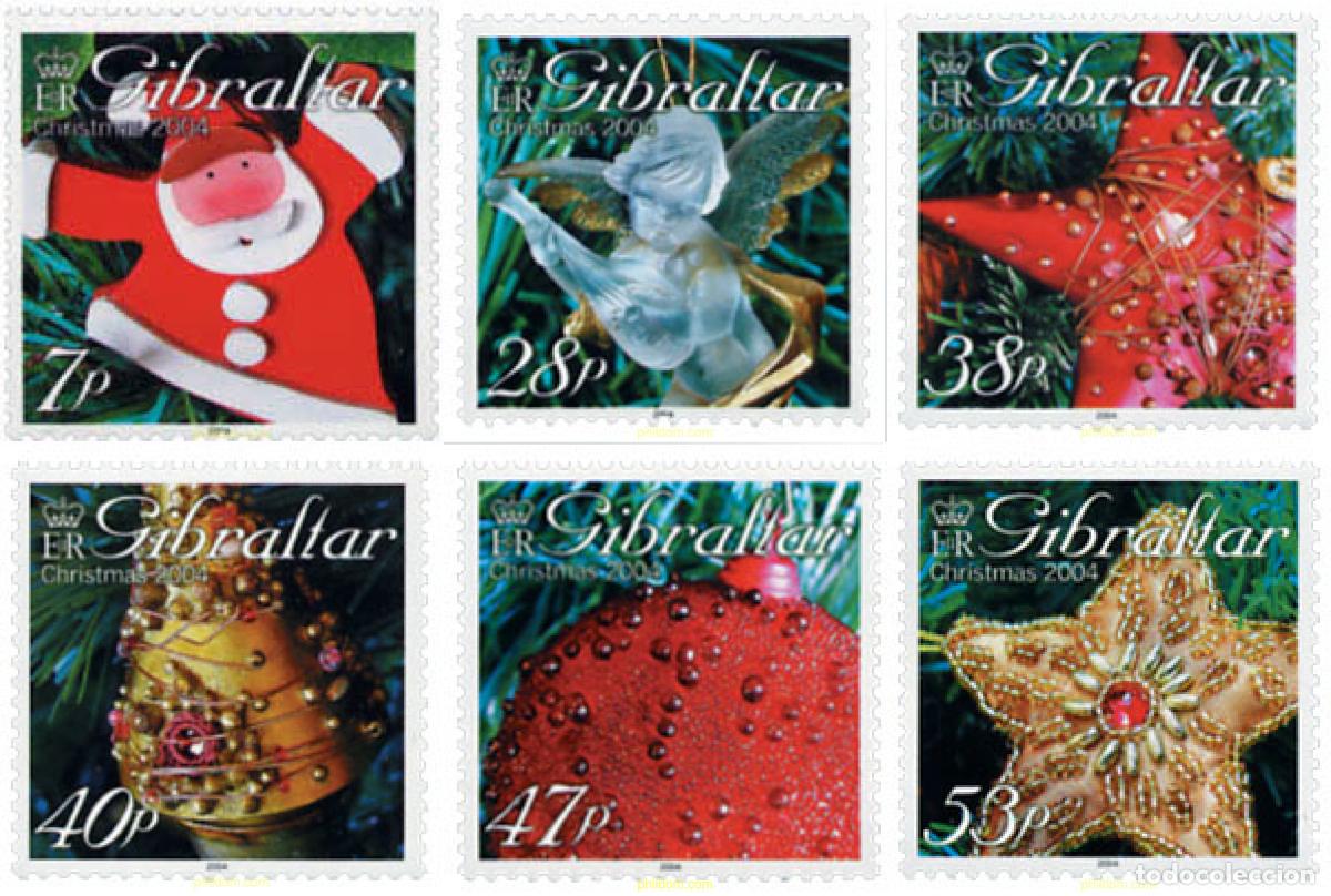 Sellos: 153240 MNH GIBRALTAR 2004 NAVIDAD