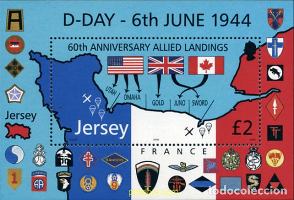 Sellos: 153313 MNH JERSEY 2004 60 ANIVERSARIO DEL DESEMBARCO DE NORMANDIA
