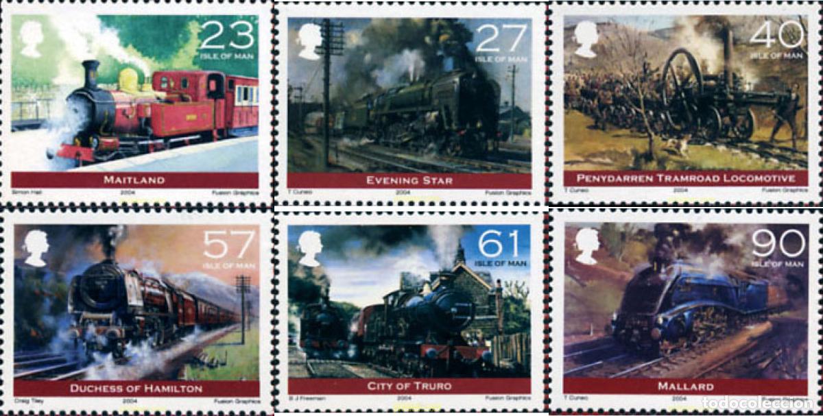 Sellos: 153354 MNH MAN 2004 BICENTENARIO DEL TREN A VAPOR