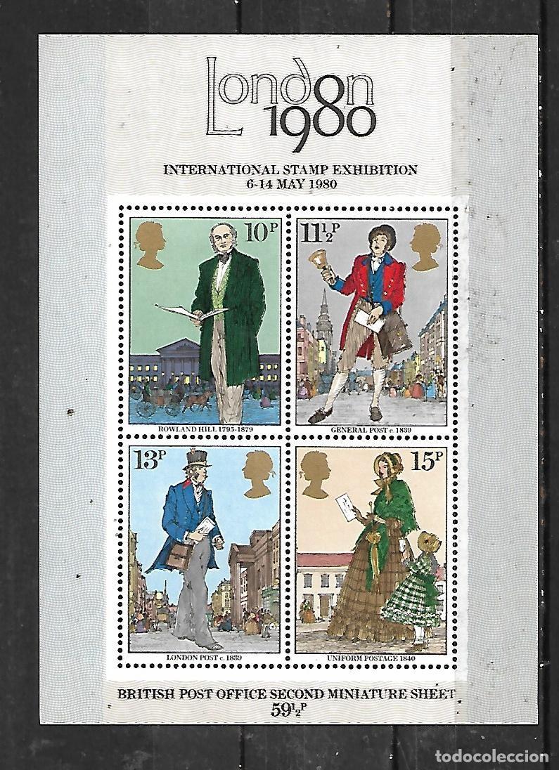 Sellos: 1979: Hoja Souvenir &rdquo;Exposici&oacute;n Filat&eacute;lica Internacional &rdquo;London 1980&rdquo; (MNH**)