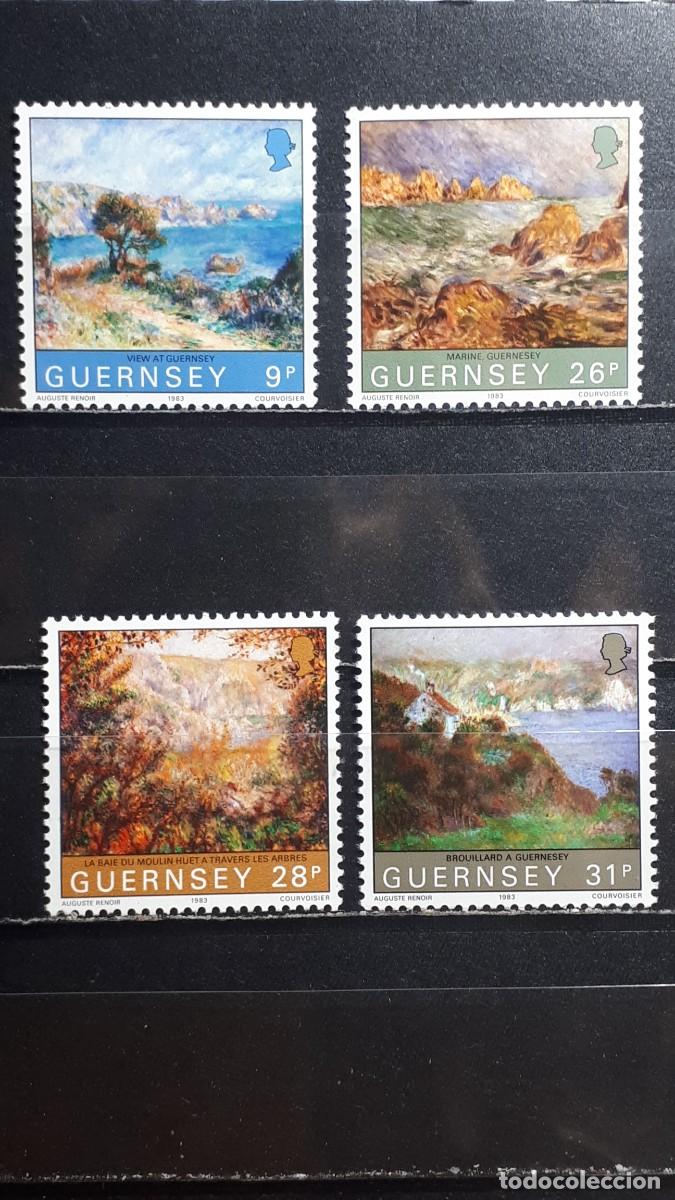 Sellos: GUERNESEY. A&Ntilde;O 1983. **. YVERT 271/5