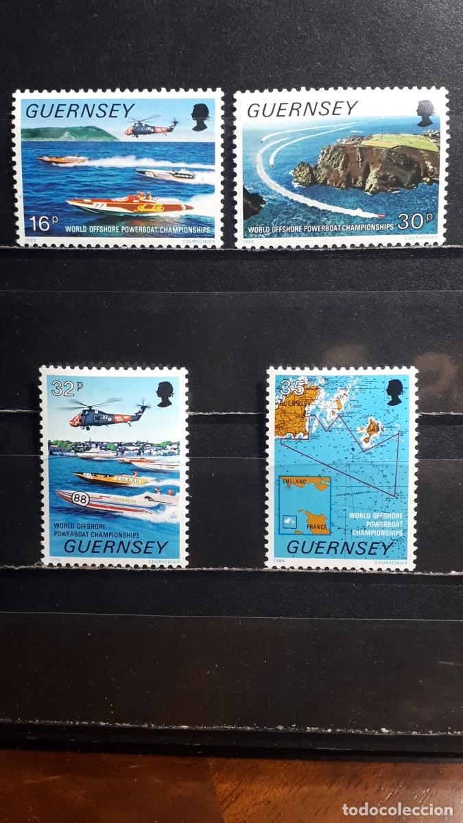 Sellos: GUERNESEY. A&Ntilde;O 1988. **. YVERT 428/31