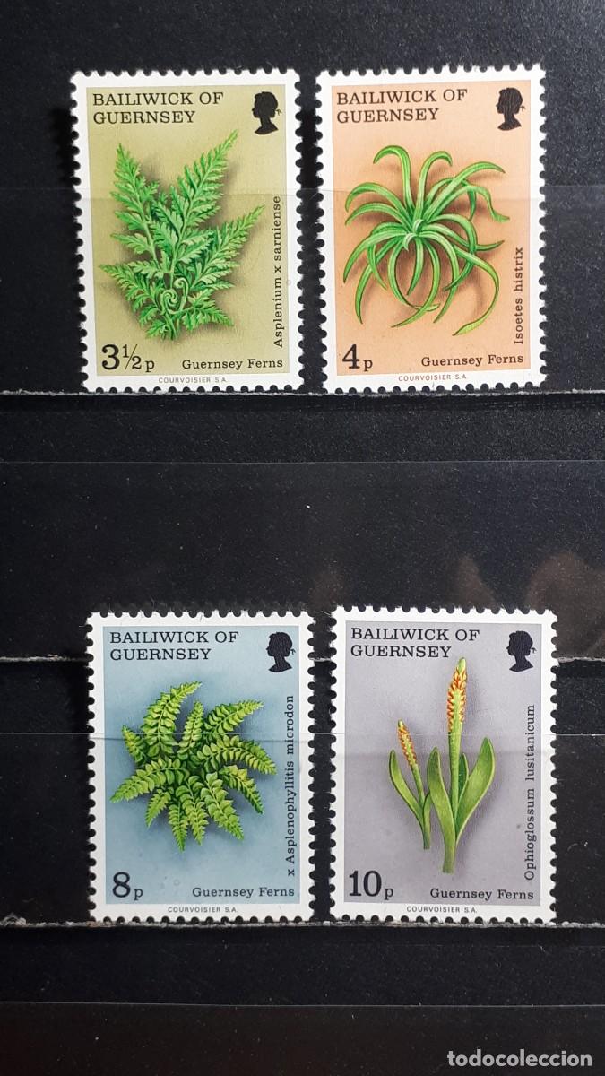 Sellos: GUERNESEY. A&Ntilde;O 1975. **. YVERT 109/112
