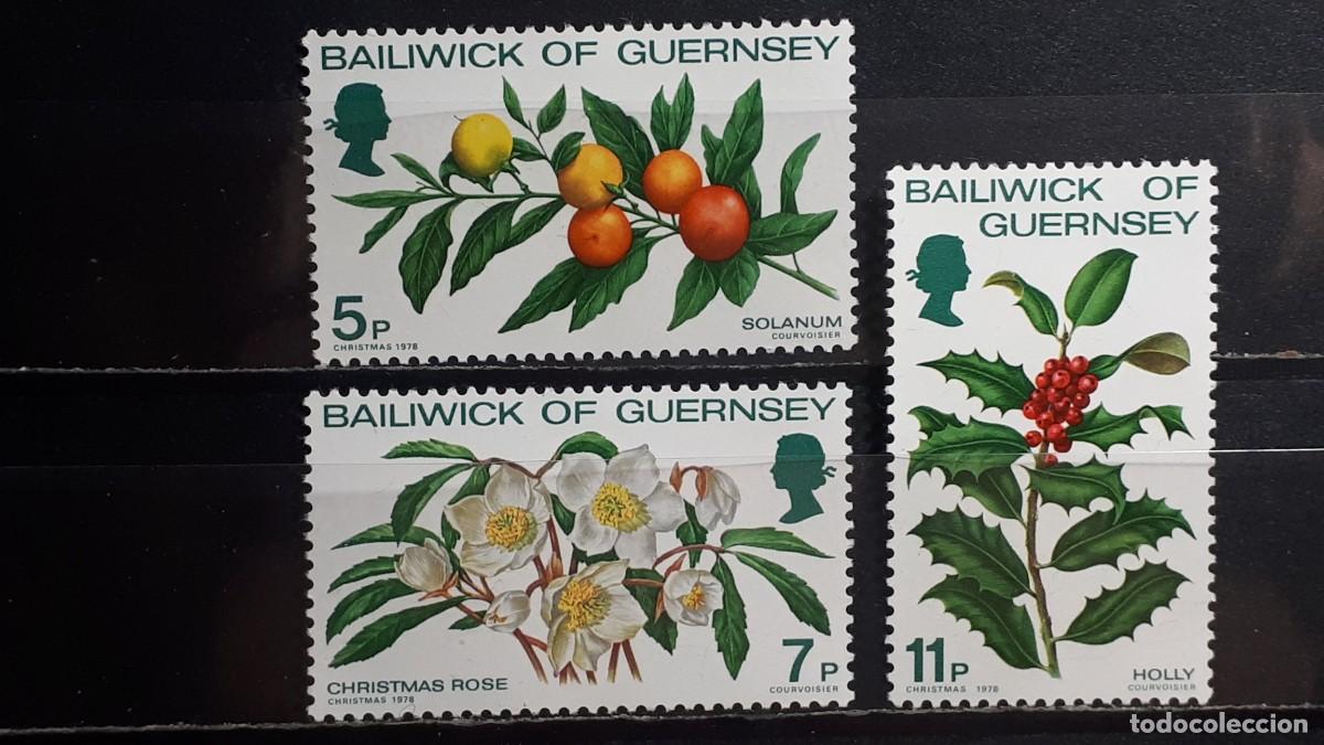 Sellos: GUERNESEY. A&Ntilde;O 1978. **. YVERT 164/7. Falta 167