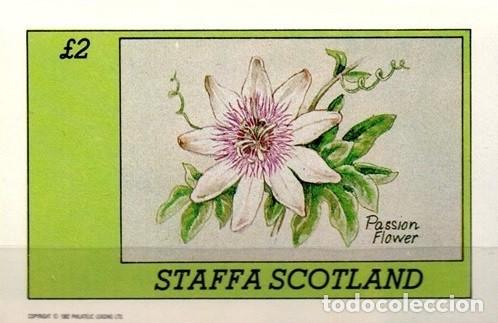 Sellos: GB LOCAL STAFFA 1982 SHEET MNH FLORES FLOWERS FLEURS FIORI BLUMEN