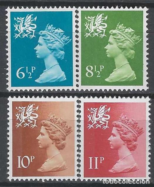 Sellos: REGIONALES DEFINITOS DE GALES 1976 - ISABEL II, S.COMPLETA - MNH**