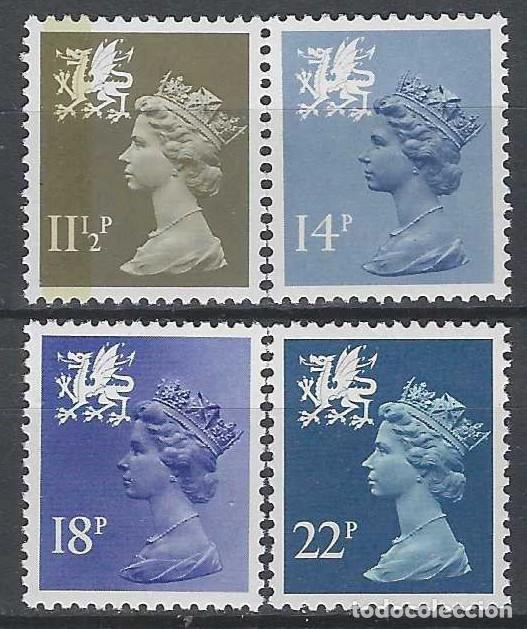 Sellos: REGIONALES DEFINITOS DE GALES 1981 - ISABEL II, S.COMPLETA - MNH**